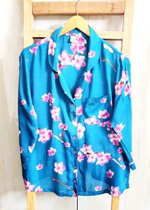 Pink Floral Shirt Size-42