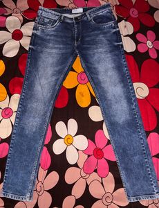 Sky Blue Jeans For Men Length 43inch