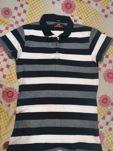 Striped Polo T-Shirt