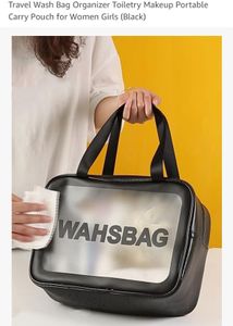 Clear Washbag Set New With Tag
