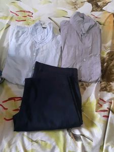 2 Men's Shirts And 1 Pant