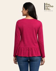 'I Love Rock' Long Sleeve Women Top | T-shirt