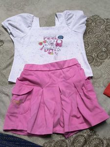 Hot Pink Tulle Party Dress Combo