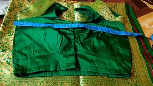 Beautiful Rani pink Banarasi saree