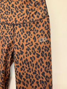 Leopard Print High-Waisted Track