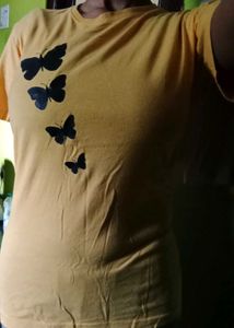 Yellow Butterfly T-Shirt