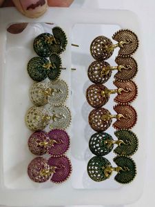 6 Pairs Of Jumki Earrings
