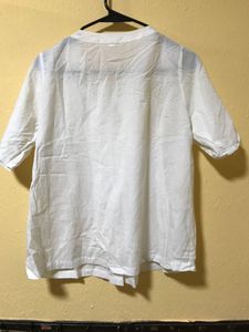 Loose White Flare Top