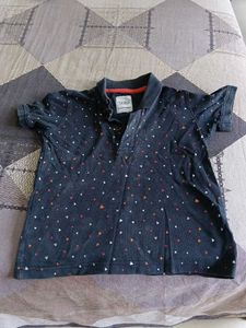 Boy&#39;s Printed Polo T-shirt
