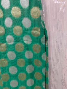 Green Polka Printed Kurti – Custom Made | Lightwei
