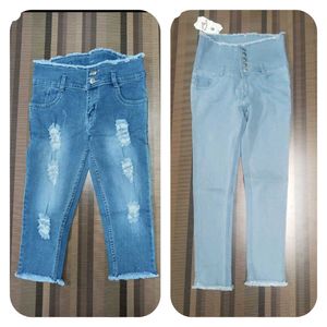 2pc Combo  Size-30 W04 T58 Slim Jeans