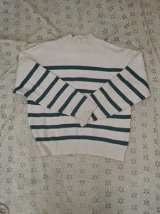 Striped Knit Sweater