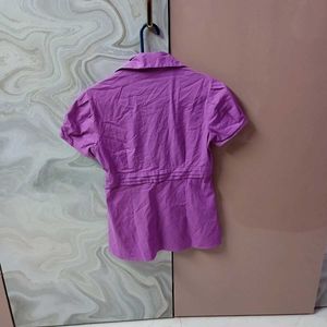 Stretchable Purple Top .