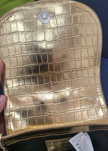 100% Original Zara Gold Bag