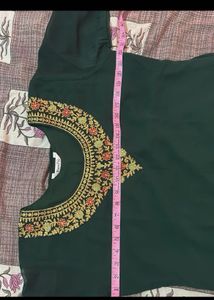 Women Green Kurta set With Duppata