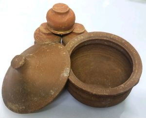 Mud Dinner set 14 pic Large container Mutka cups