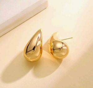 Luna TearDrop Golden Statement Earrings💛