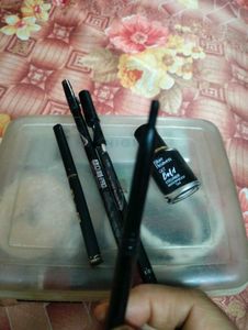 Eyeliner.Kajal.Eyebtows Pencil.Lipliner.