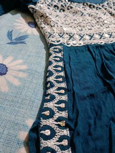 Elegant Teal Embroidered Kurta