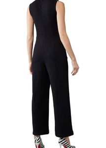Chic Black Sleeveless Jumpsuit