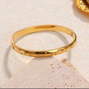 Star Studded bangle bracelet anti tarnish