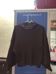 Brown Knit Sweater