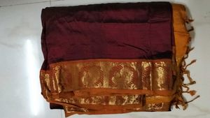 Elegant Maroon Saree
