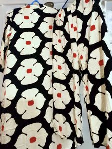Floral Print Kurta Set