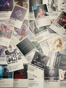 Aesthetic Music Album Decor Cards(40 Pcs)