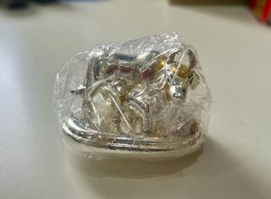 New Cow&amp;Calf Silver Plated Idol With Box