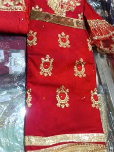 Red Dress Material