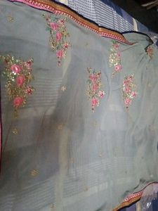 Elegant Navy Blue Embroidered Salwar Kameez