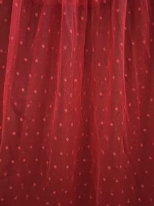 Red Polka Dot Mesh skirt