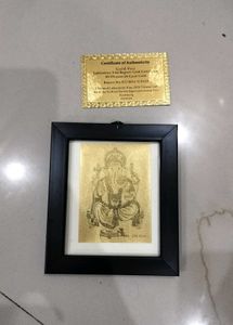 Ganesha Gold Foil Art