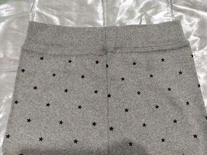 Grey Ankle Length Pants