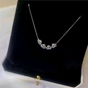 Sparkling Heart Chain Set