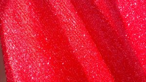 red lehenga