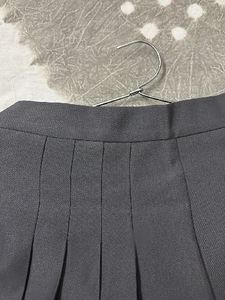 Pleated Gray Skort