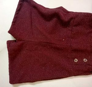 Burgundy Sparkle Romper