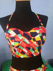 2Ps Corset Bikini Set.