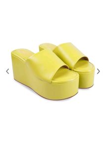 Line Green Platform Sandal