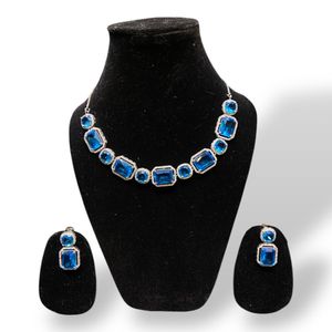 Sapphire Dreams Necklace &amp; Earring Set
