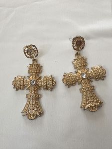 Cross Dangle Earrings