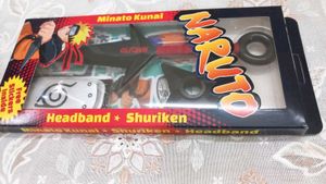 Naruto Headband & Shuriken Set