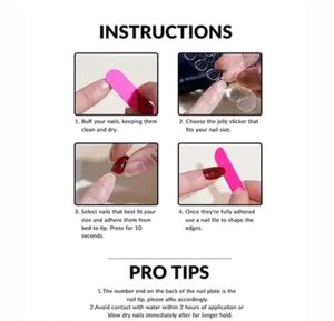 Brown Pattern Press-On Nails