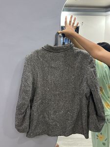 Grey Tweed Blazer