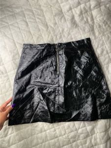 Glossy Leather Gothic Skirt