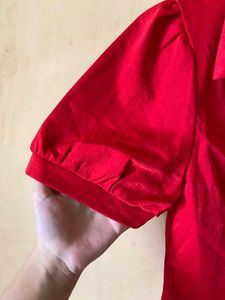 Red Buttoned Shirt