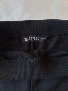 Sassafras Black Track Pants