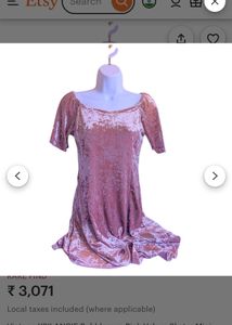 Y2K  Bubblegum Pink Velour Skater Mini